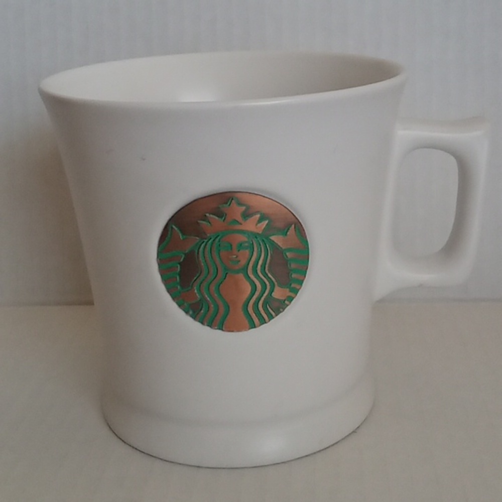 Starbucks coffee mug medal logo 2014